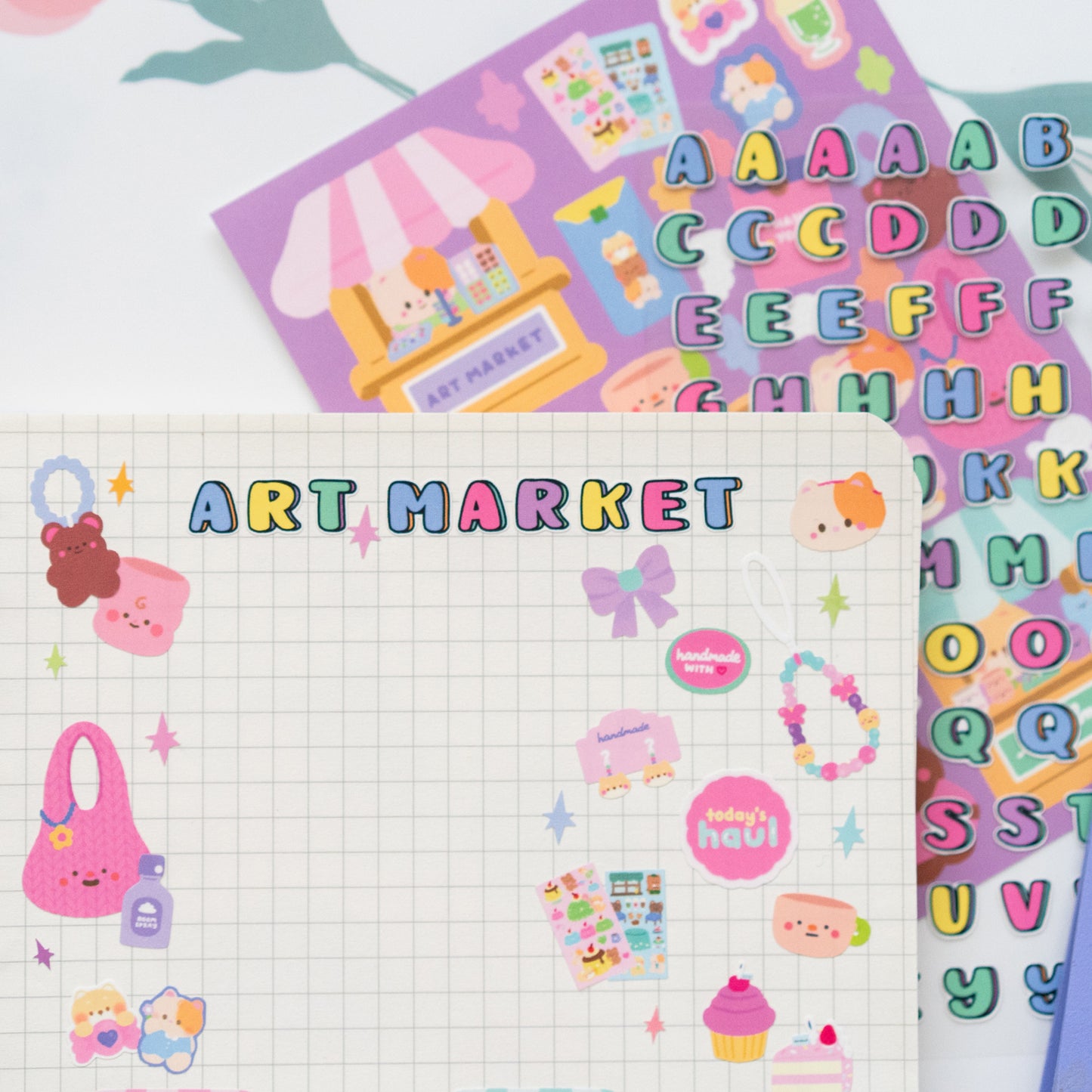 Art Market Journal Sticker Sheet