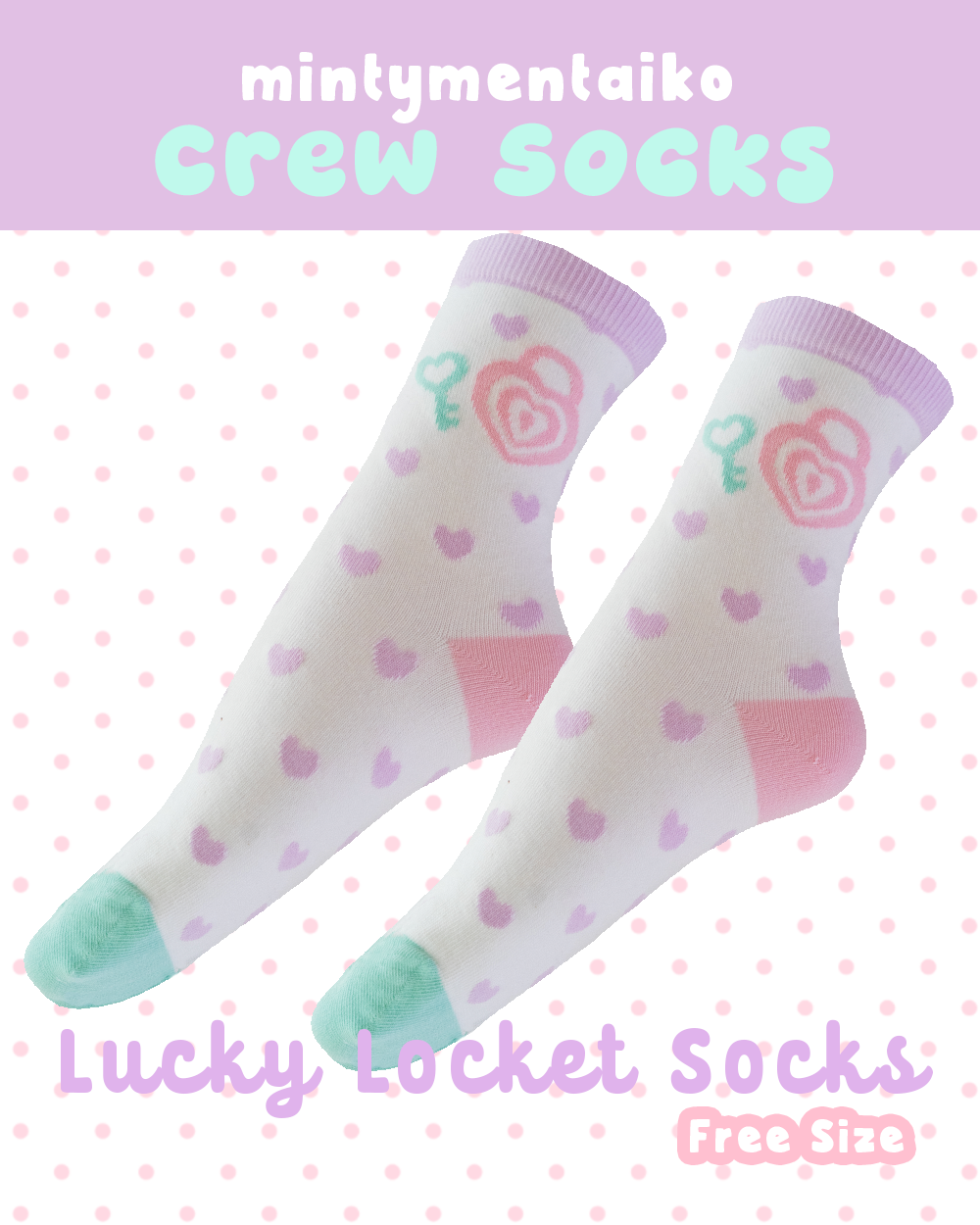 *new* Assorted Crew Socks