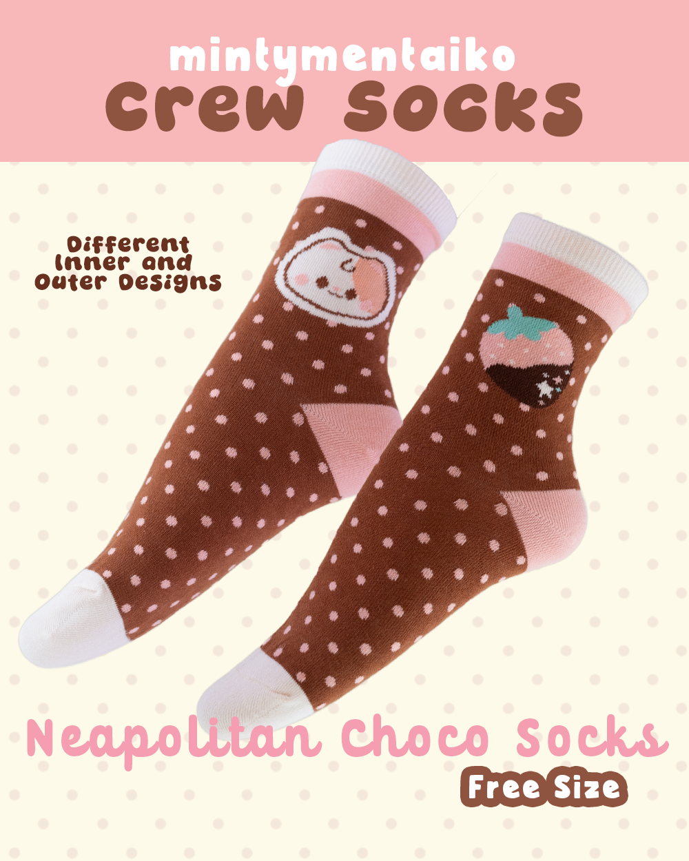 *new* Assorted Crew Socks