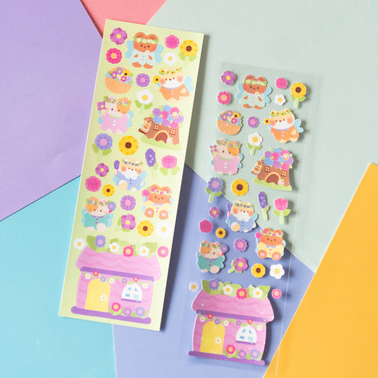 Minty Babies Flower Fairies Deco Journal Sticker Sheet