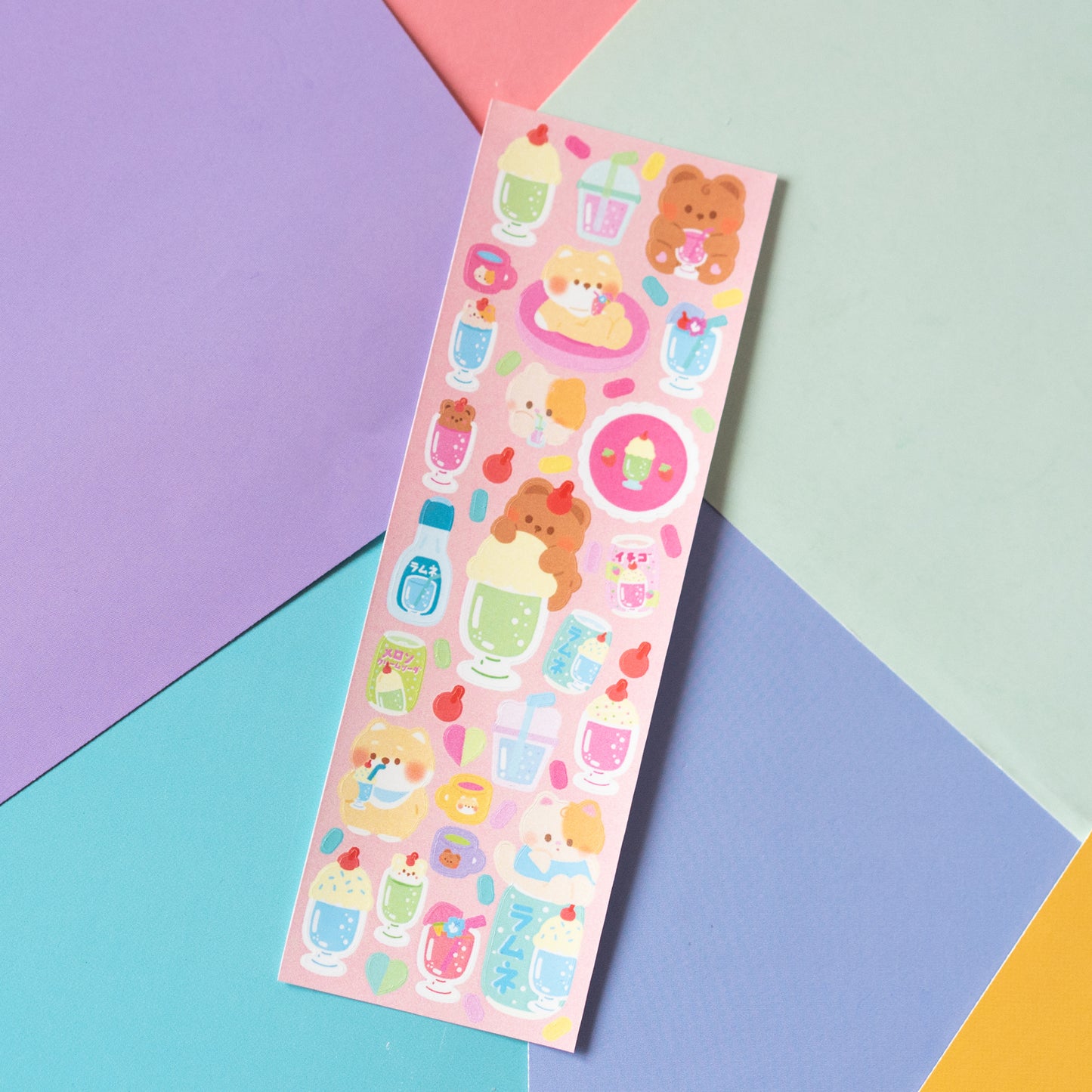 Minty Babies Cream Soda Deco Journal Sticker Sheet