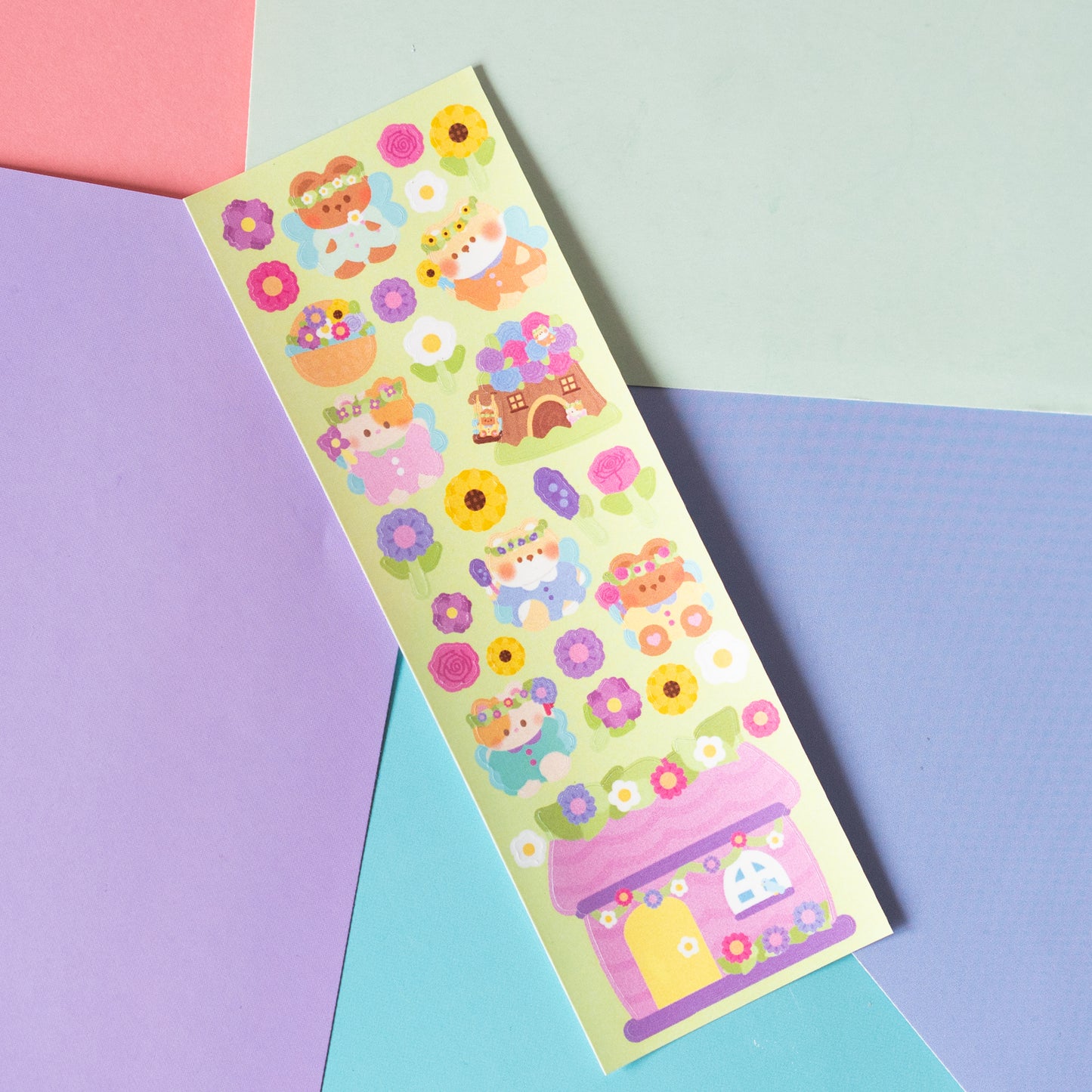Minty Babies Flower Fairies Deco Journal Sticker Sheet
