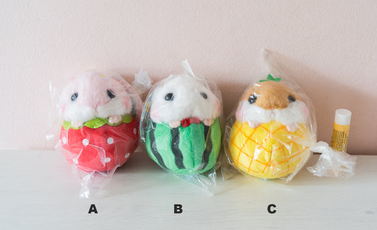 Fruit Hamsters Plush- Minty Thrift Store