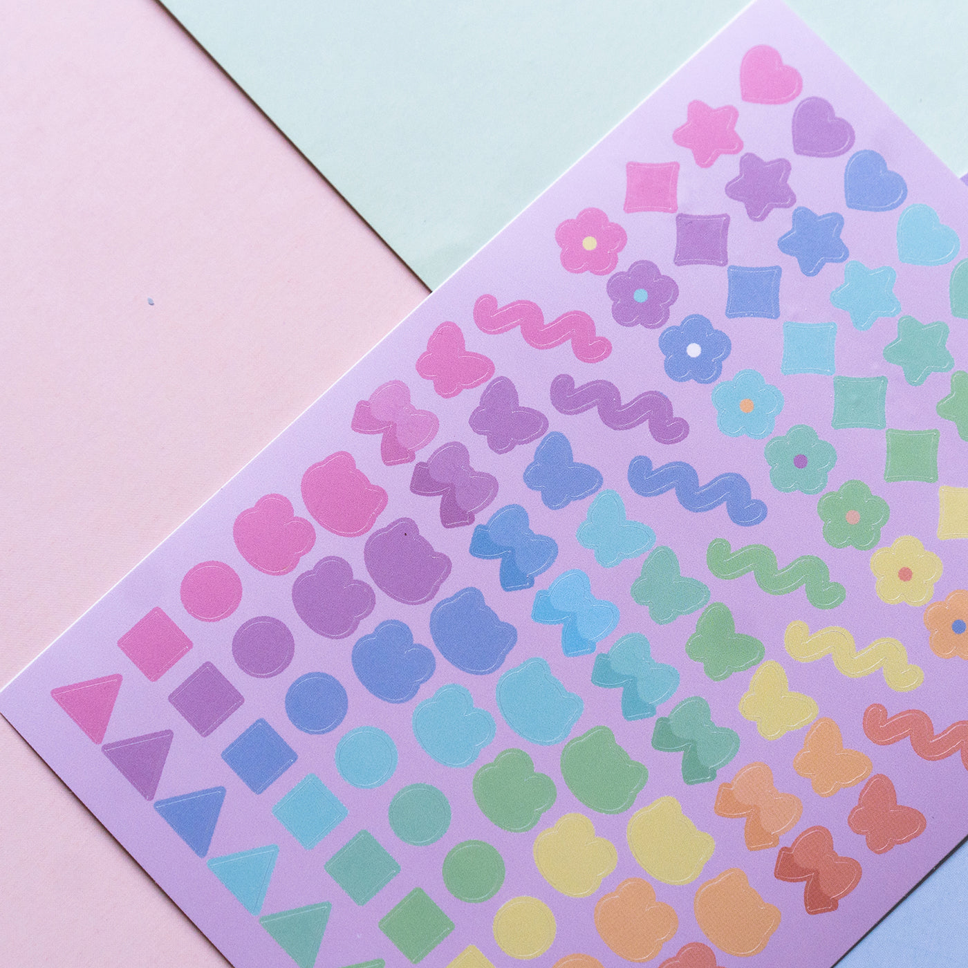 Ultimate Rainbow Deco Sticker Sheet