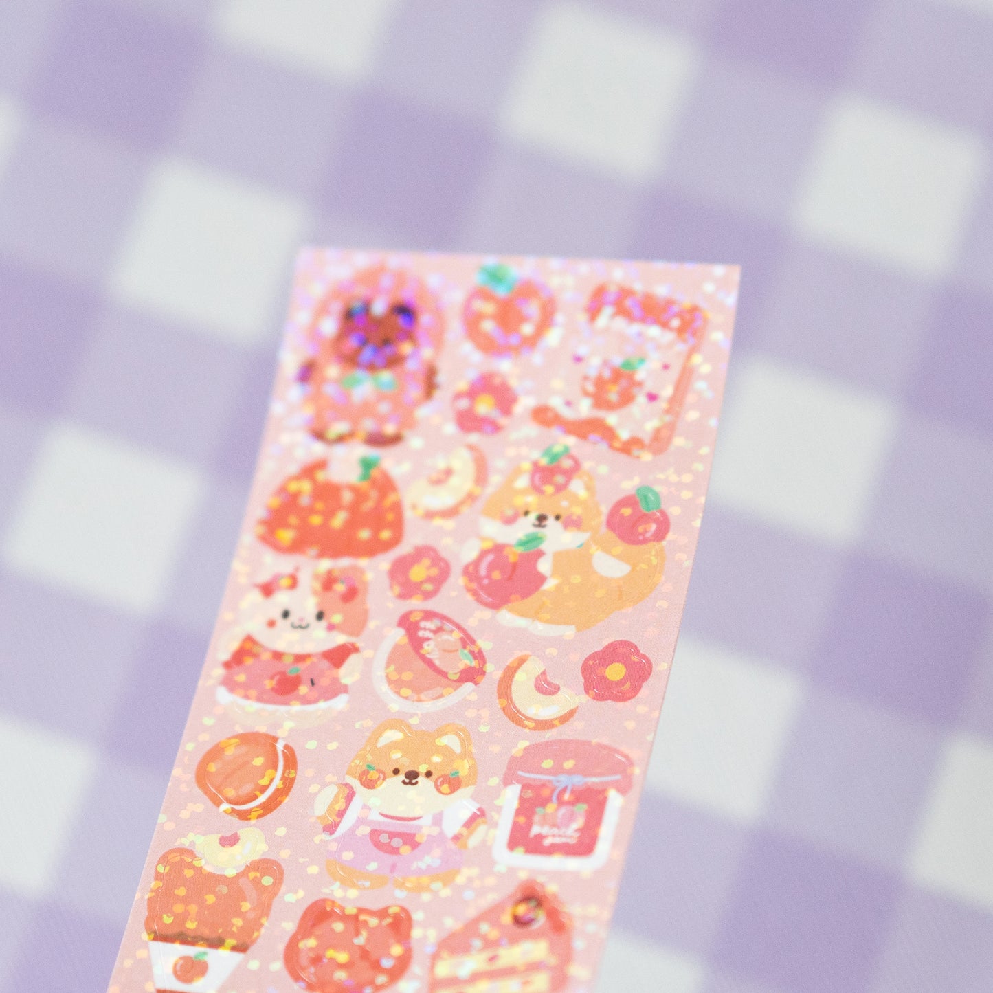 Peach Desserts Journal Sticker Sheet