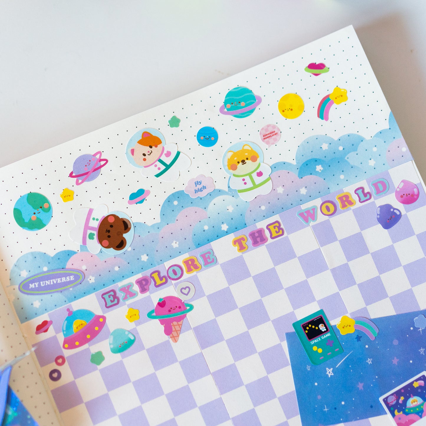 My Universe and Space Journal Sticker Sheet
