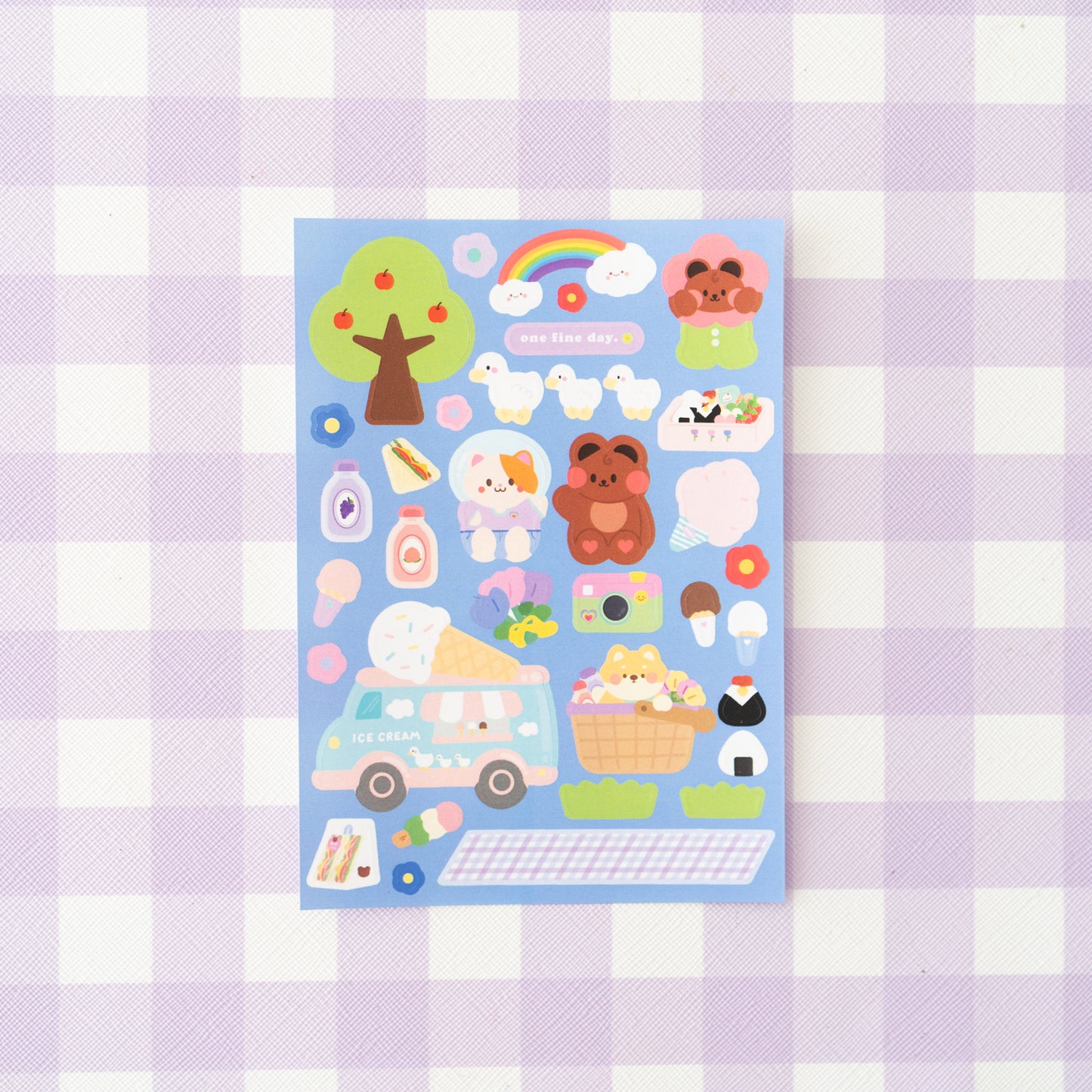 Picnic in the Park Journal Sticker Sheet