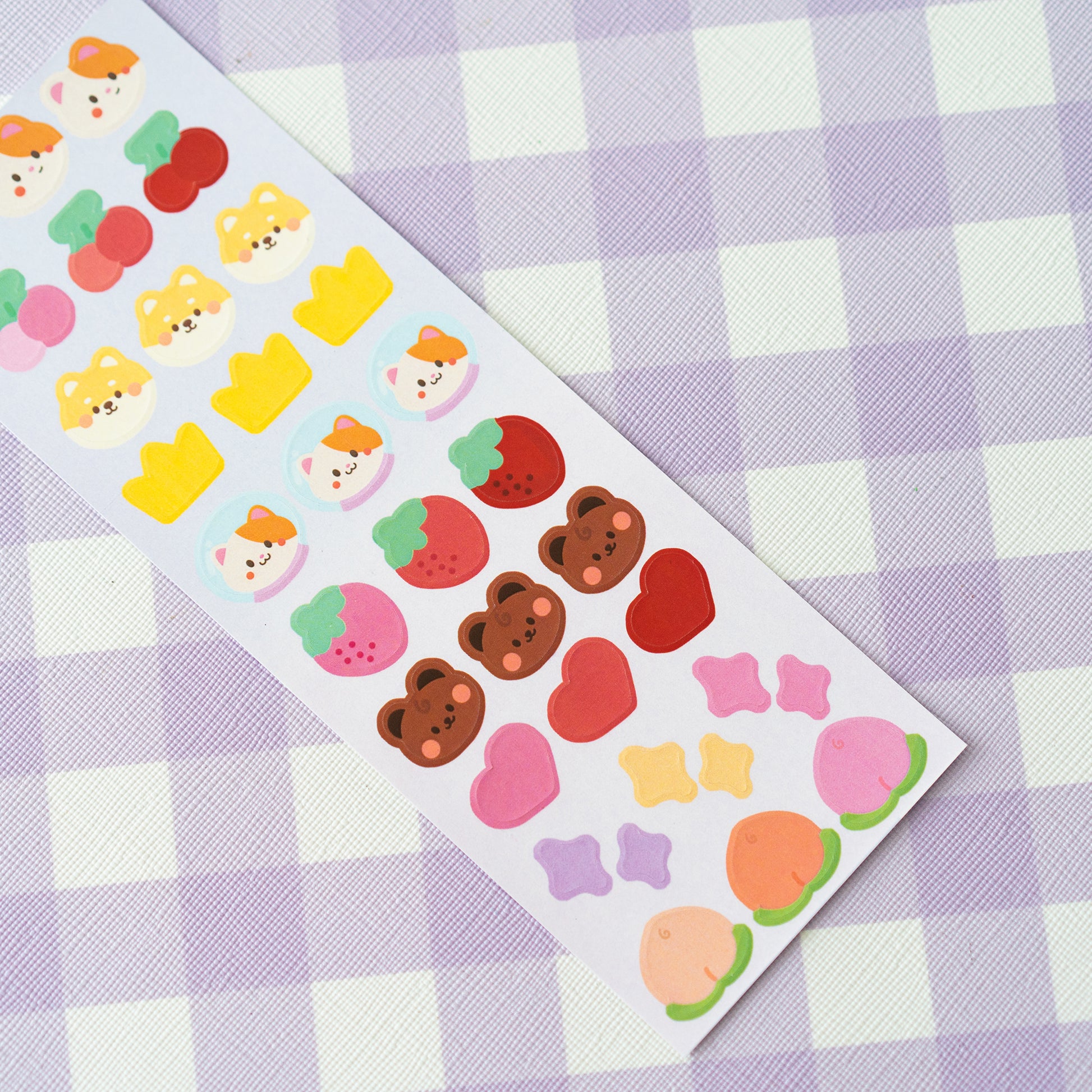 Kawaii Fruit Sticker Bundle Deco Stickers Pen Pal Polco Sticker