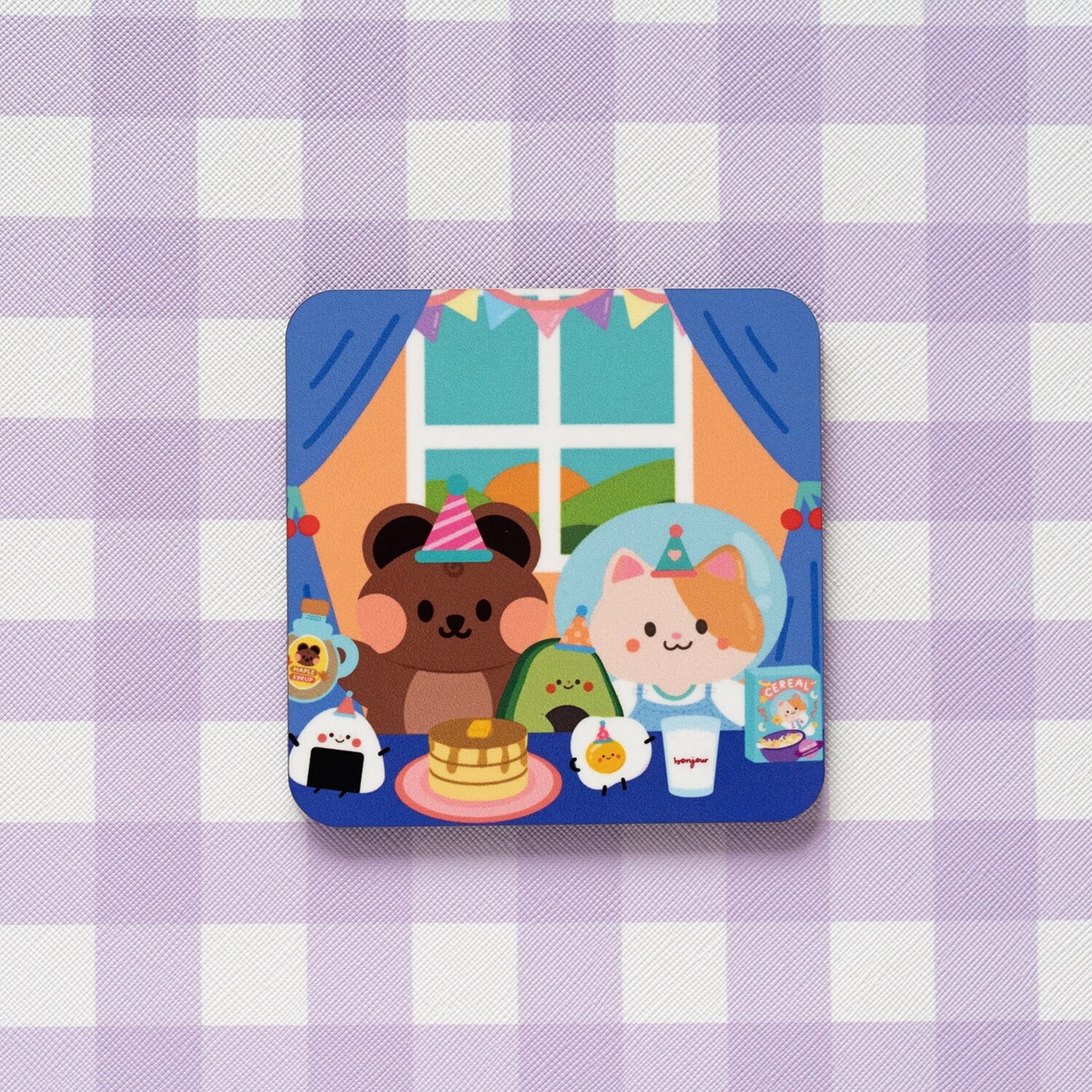 Breakfast Party Coaster by